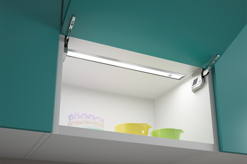 DOMUS Line Ledye LED lighting profile for recessed installation eg under shelf, in cabinet, under cabinet.