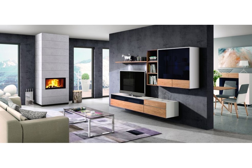 Spartherm Single Large wood fire.
