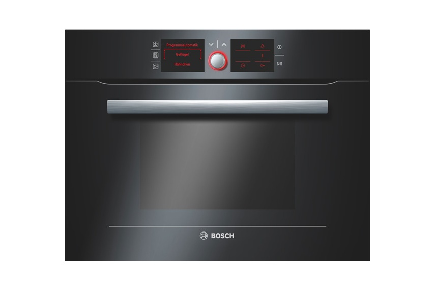 Stainless steel 60cm built-in combination steam oven.