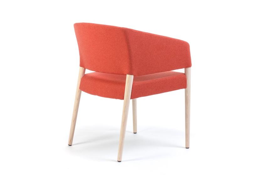 Marcela chair in red.