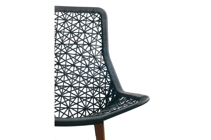 Detail of the Kettal Maia chair.