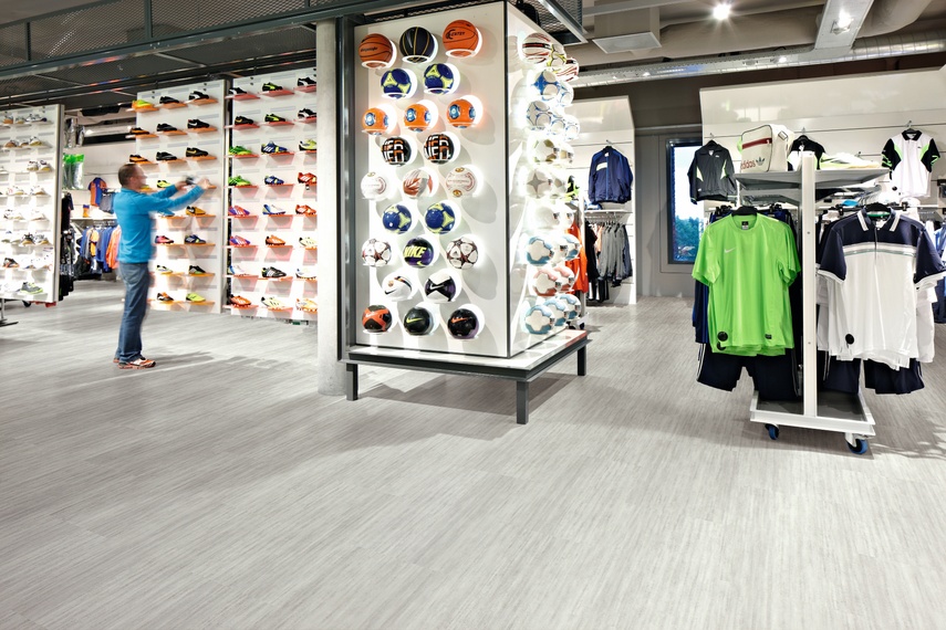 Allura Flex, sports shop.