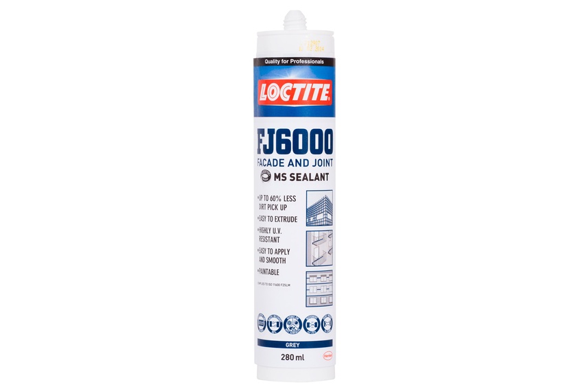 Commercial-grade Flextec sealants – Loctite FJ6000 façade and joint MS Sealant