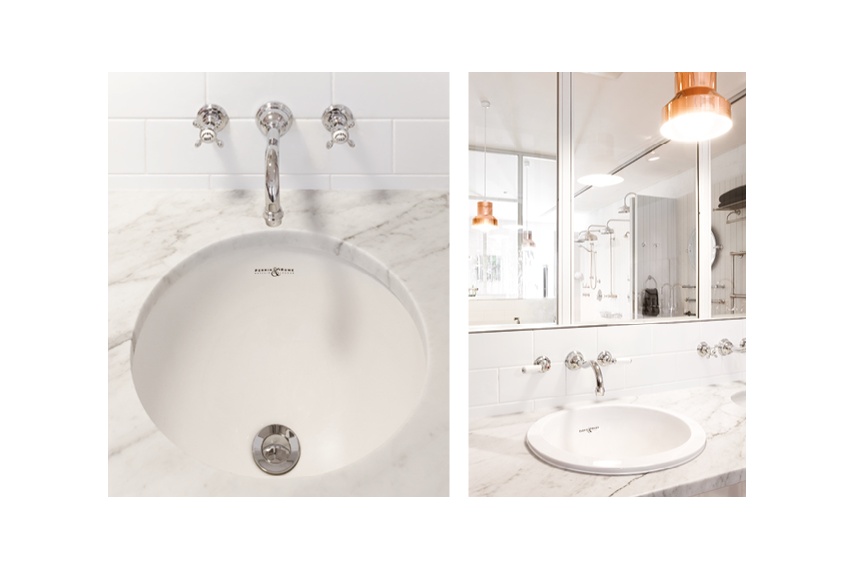 Perrin & Rowe offer a range of undermount, top mount and vessel basins