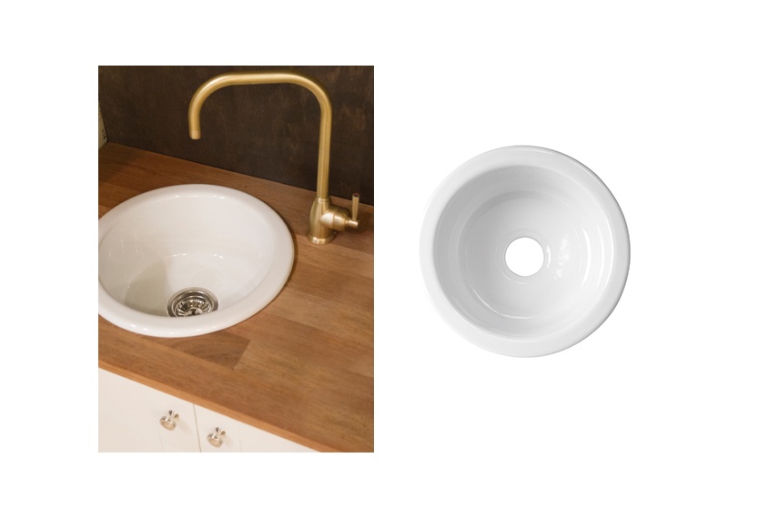 Acquello fireclay sinks are made in Italy
