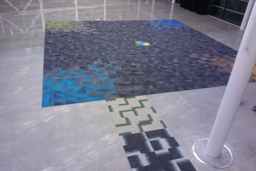 Oblique carpet tile