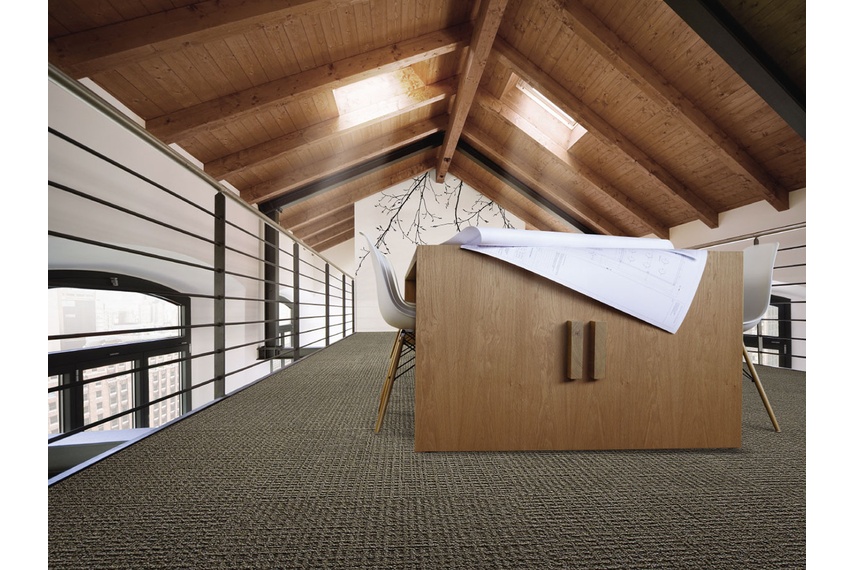Urban Retreat Two carpet tile – Sage.