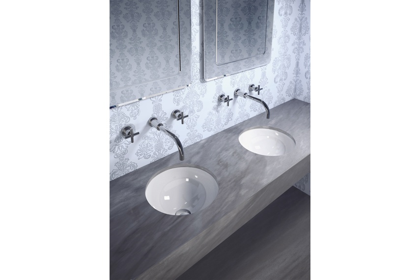 Ellipse undermount basins