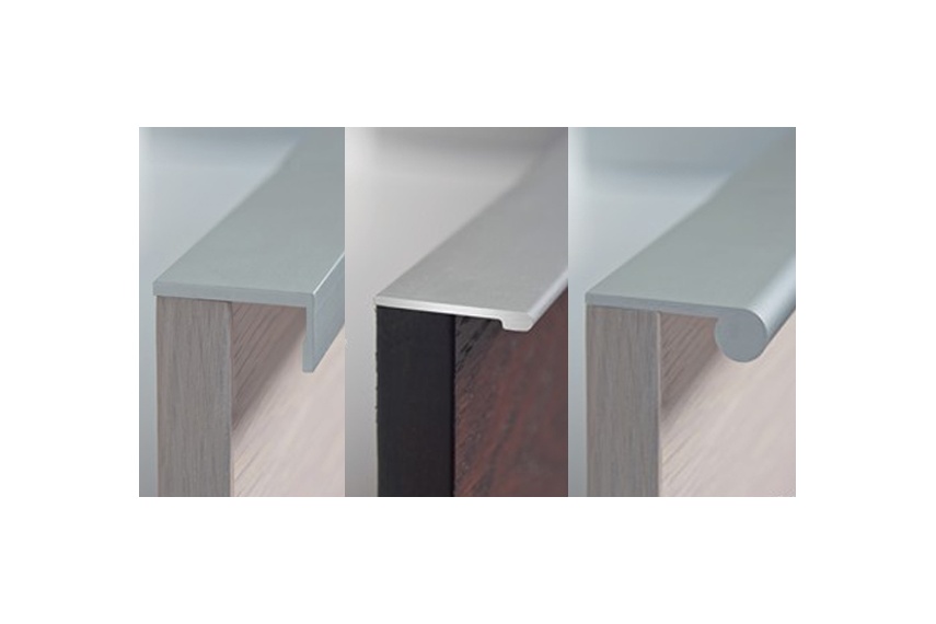 HB Continuous drawer pulls come in a range of styles and finishes.