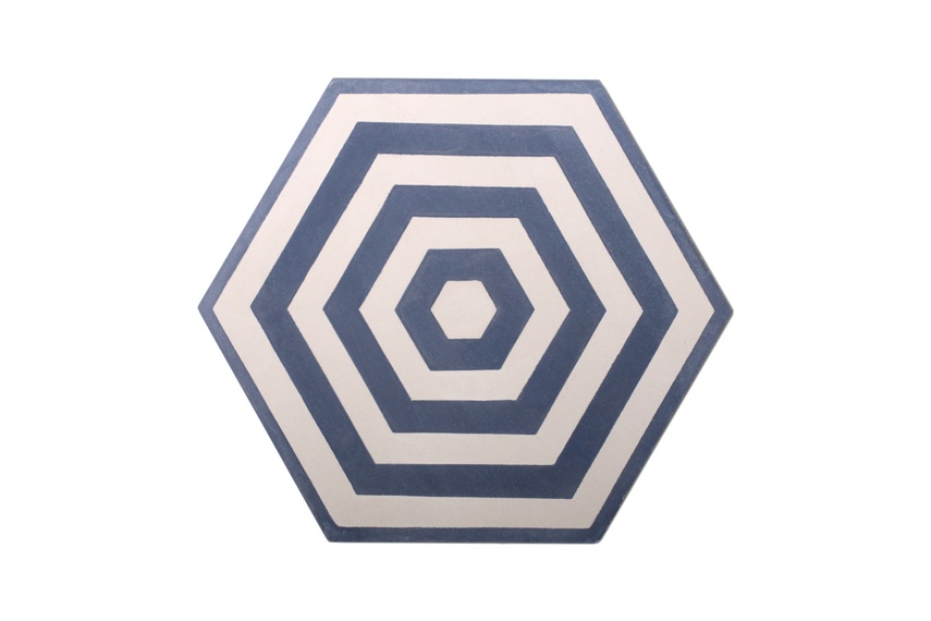 Encaustic Target tiles.