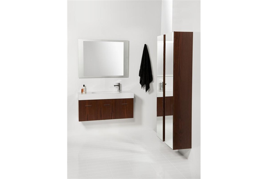 Area basin and furniture – Area 1060 incassa in chestnut