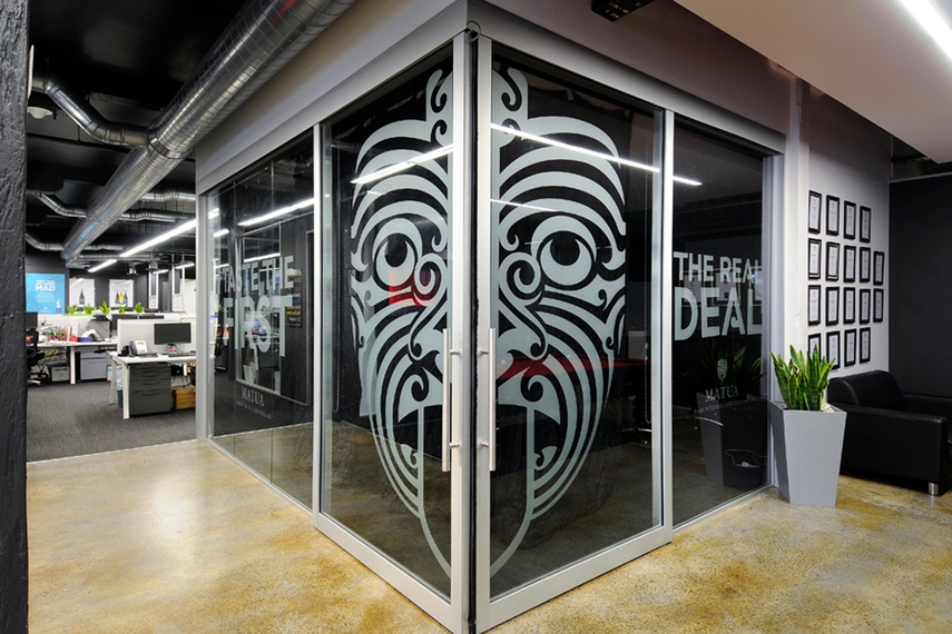 Sudden Impact wall graphics