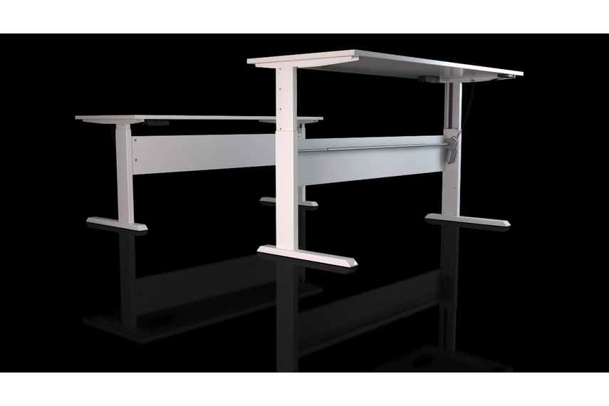 The classic design of the Surge desk makes it perfect for any work space