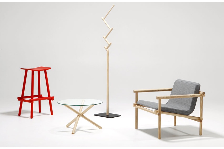 Lumber Easy chair designed by Jamie McLellan for Fletcher Systems