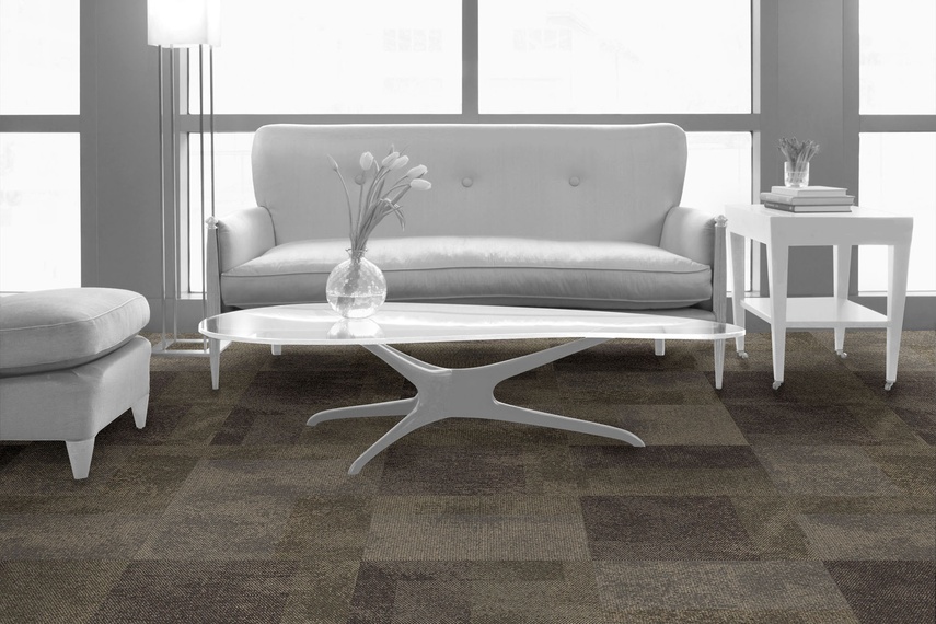 Interface Exposed carpet tile
