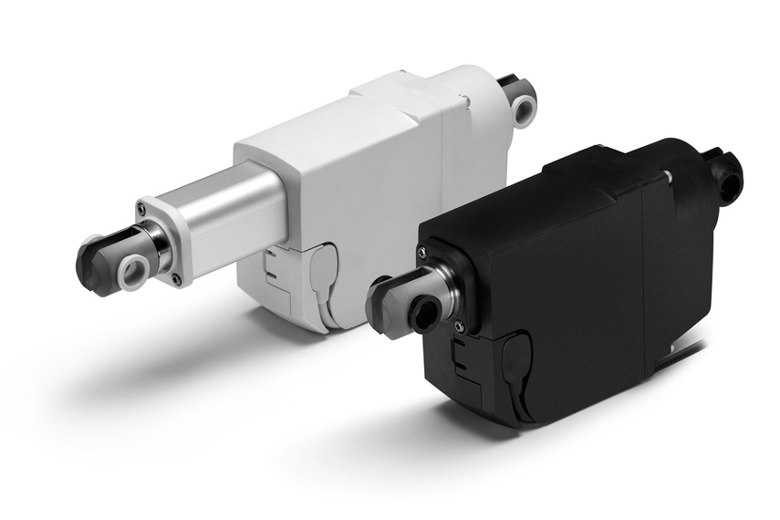 Linear actuator LA23 is available in black and grey