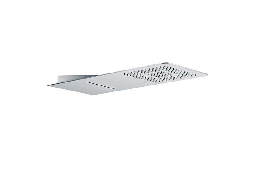 Oasis square shower head - 2 functions.