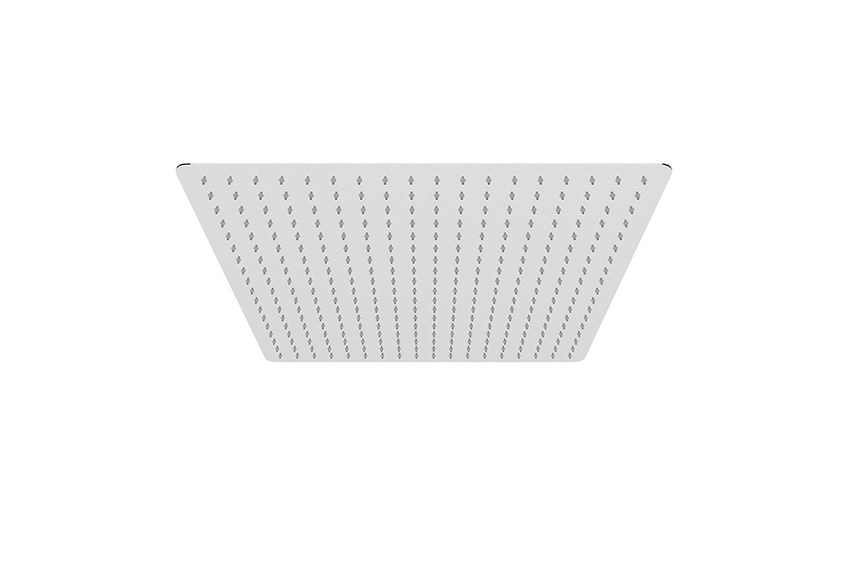 Square Vibrant shower head, 500mm.