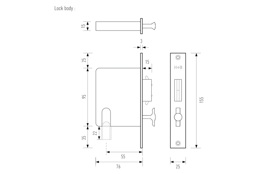 Lock body