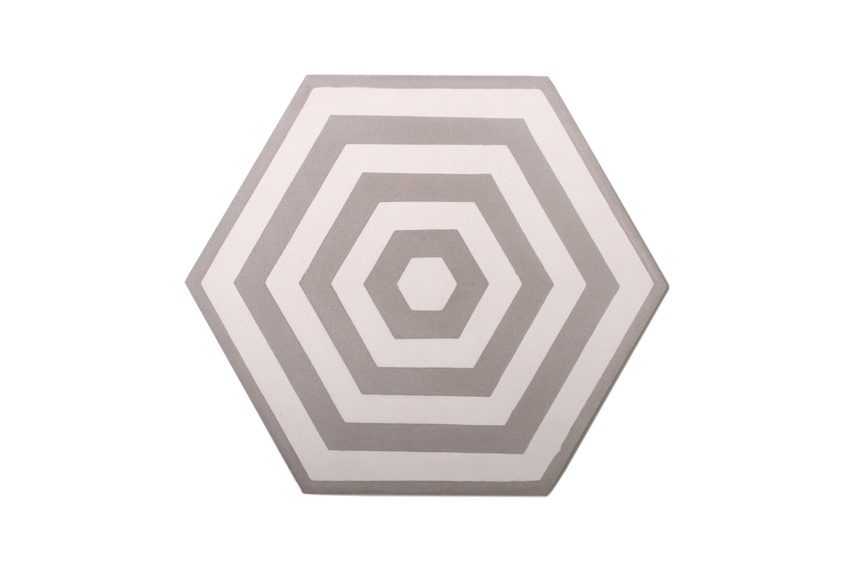 Encaustic Target tiles: patterns are composed using four tiles.