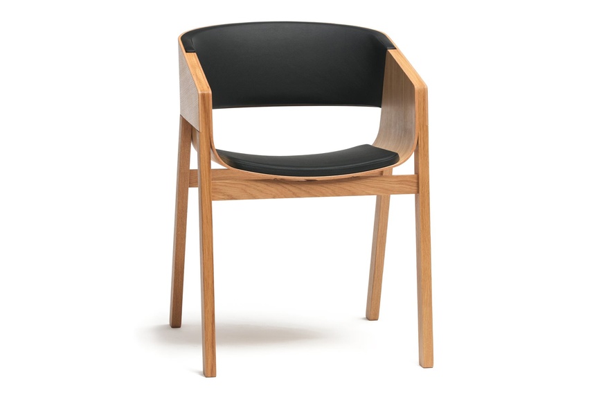 Upholstered Merano armchair.
