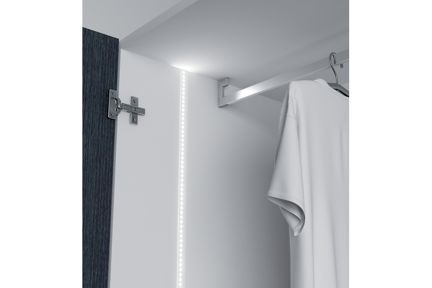 DOMUS Line String LED lighting profile for recessed installation.