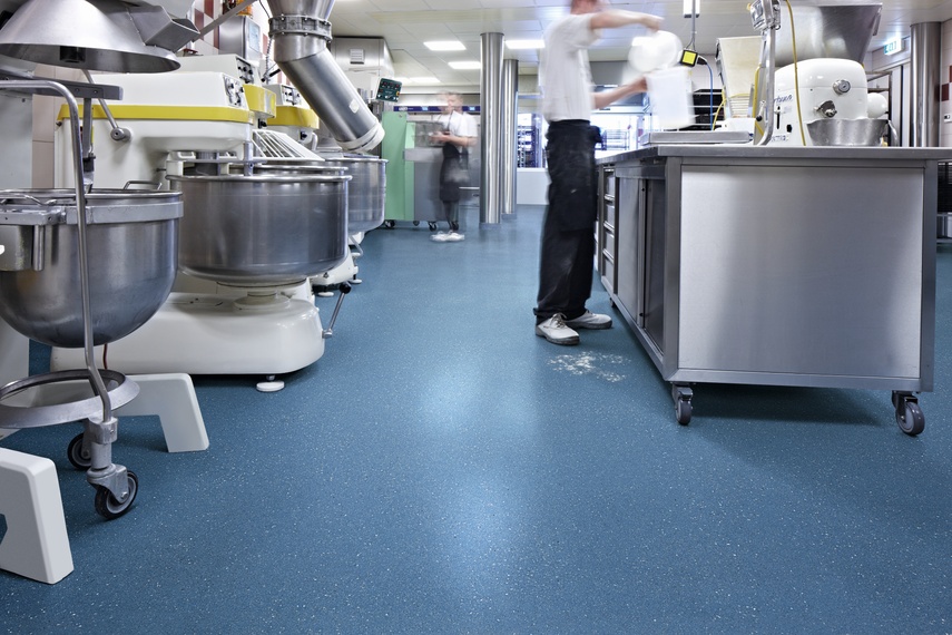 Safety vinyl is available in a range of colours.