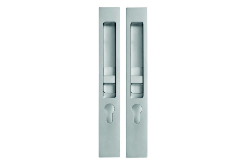 HB 638 sliding door entry lock set