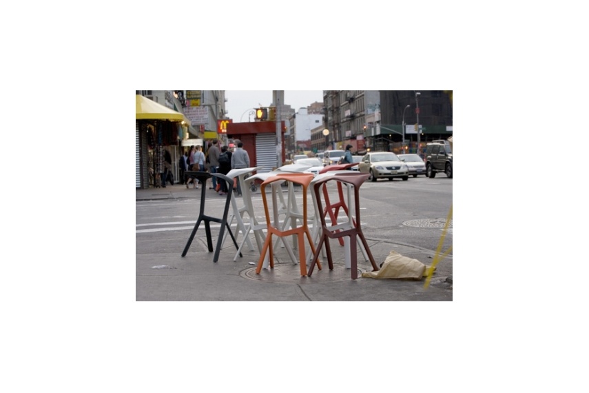 Miura stackable stool by Plank