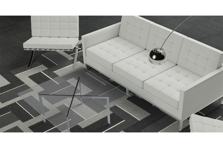 Interface Phonics carpet tiles.