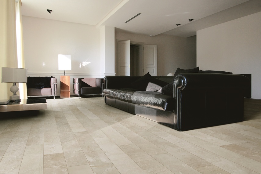 Burlington tiling in sand.