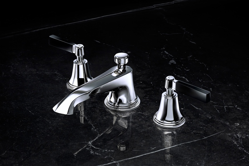 Style Moderne 3 hole basin mixer