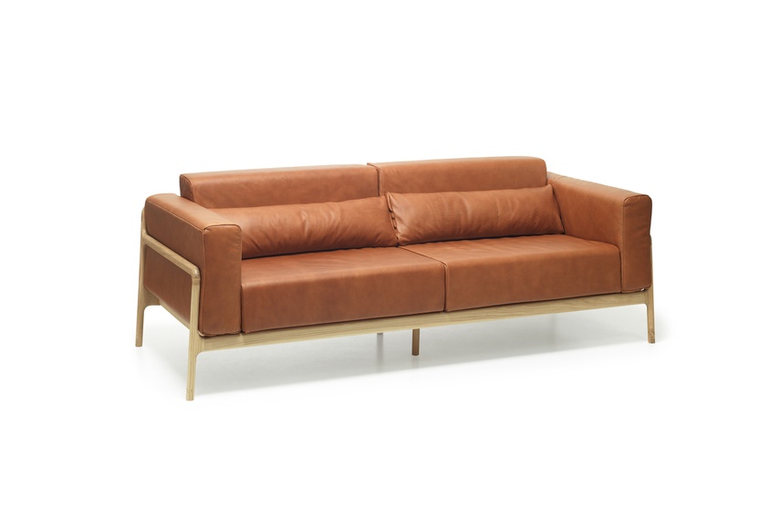 Fawn sofa by & Co Studio.