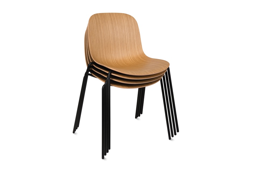 The chairs are stackable.
