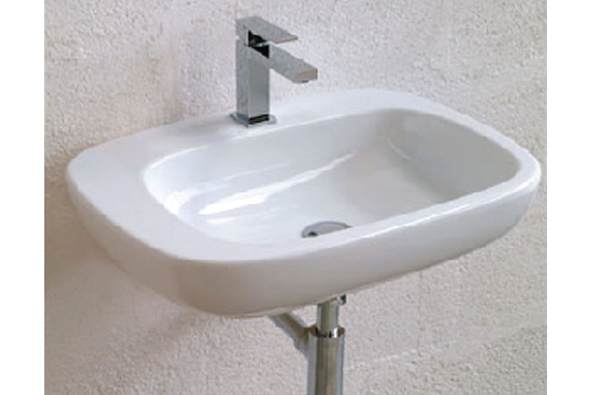 Dial white vessel basin