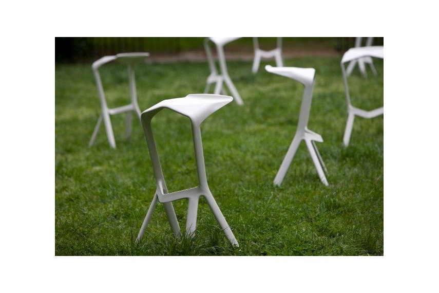 Miura stackable stool by Plank
