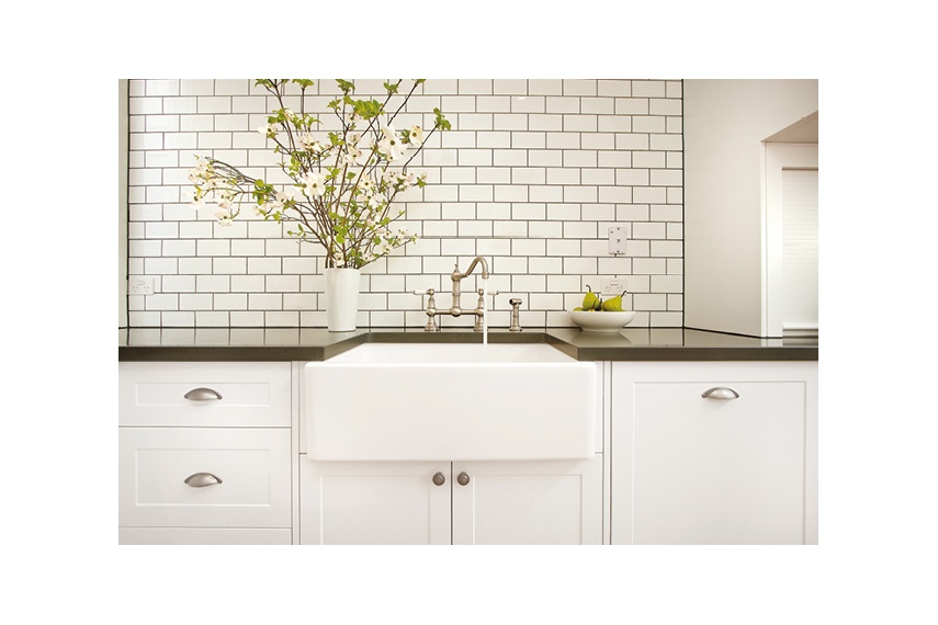 Acquello fireclay sinks are made in Italy