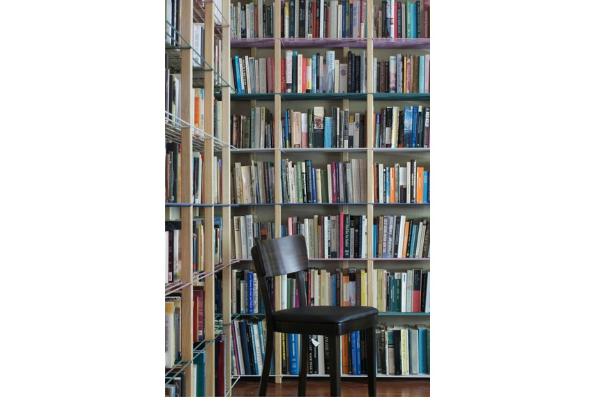 The Historian shelving.