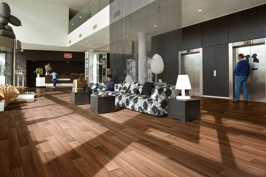 Eternal vinyl range in warm walnut.
