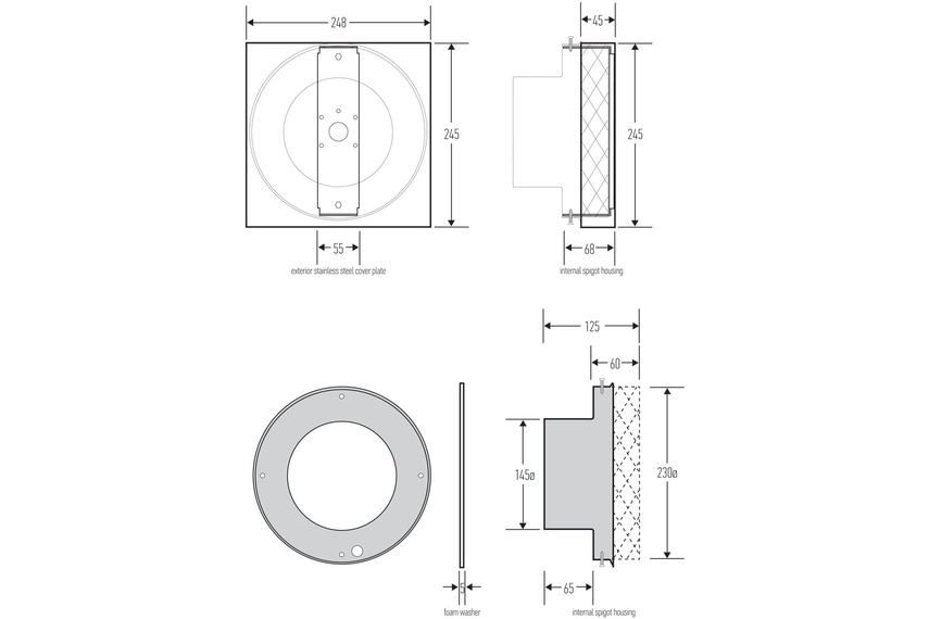 HB 1030 exterior grill
