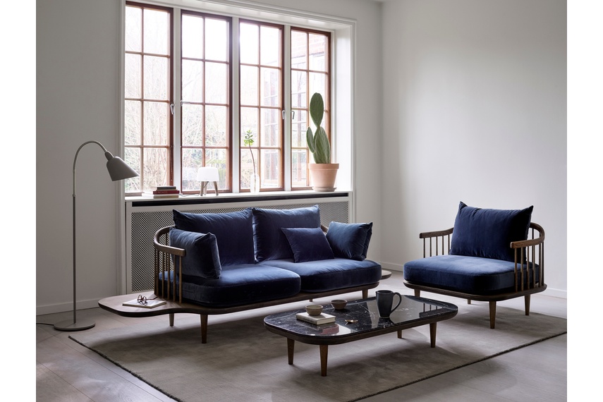 Fly sofa with side table by &tradition.
