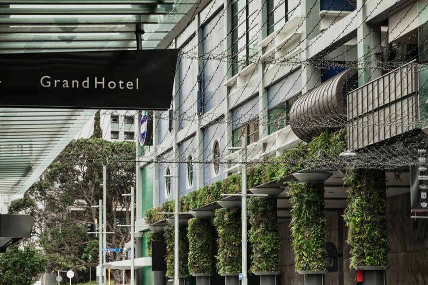 Skycity Green Wall on Federal St by GreenAir