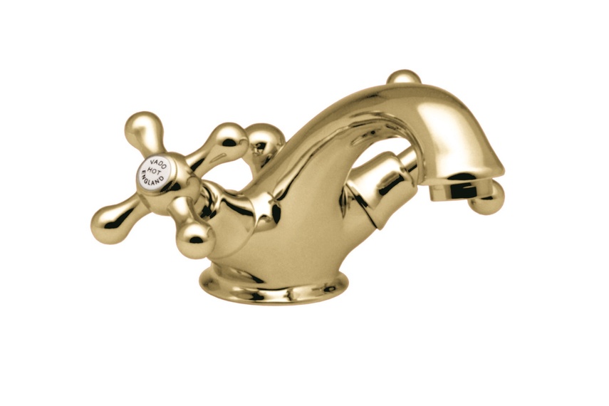 Victoriana gold basin mixer.