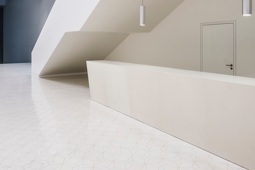 Huguet has collaborated with Barcelona architects Barozzi and Veiga to create Szczecin by huguet floor tiles.