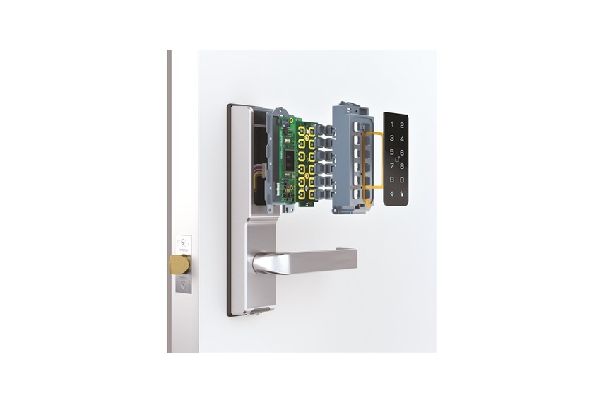 Lockwood CORTEX™ commercial digital door lock.