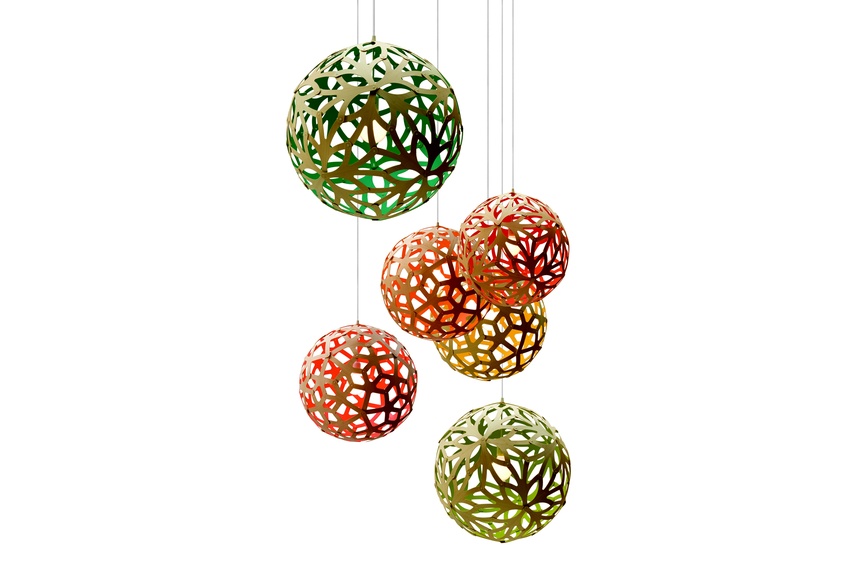 Coral pendant light