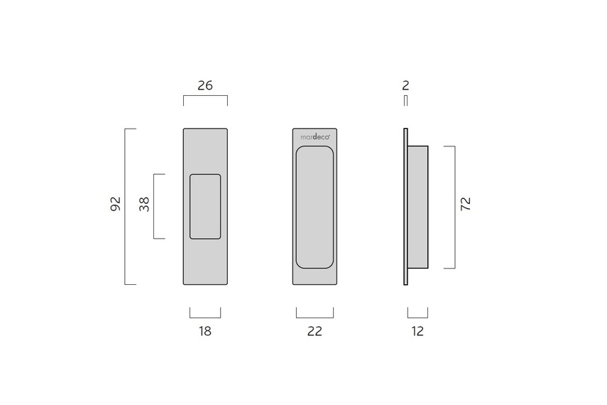 M-Series end pull drawing