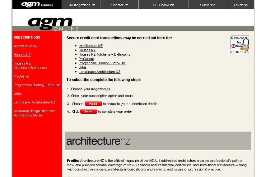 AGM magazine subscriptions