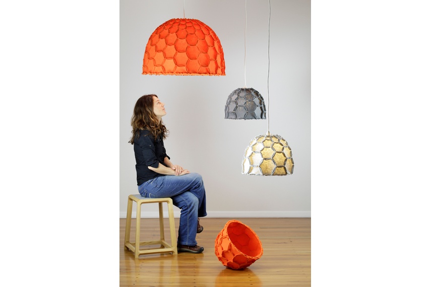 The Nectar Lampshade provides either a soft ambient light (Full Nectar), or a more direct light source (Half Nectar).