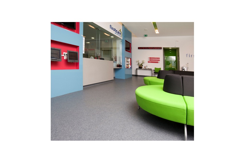 Polyflor Classic Mystique commercial sheet vinyl is great for large commercial flooring areas.